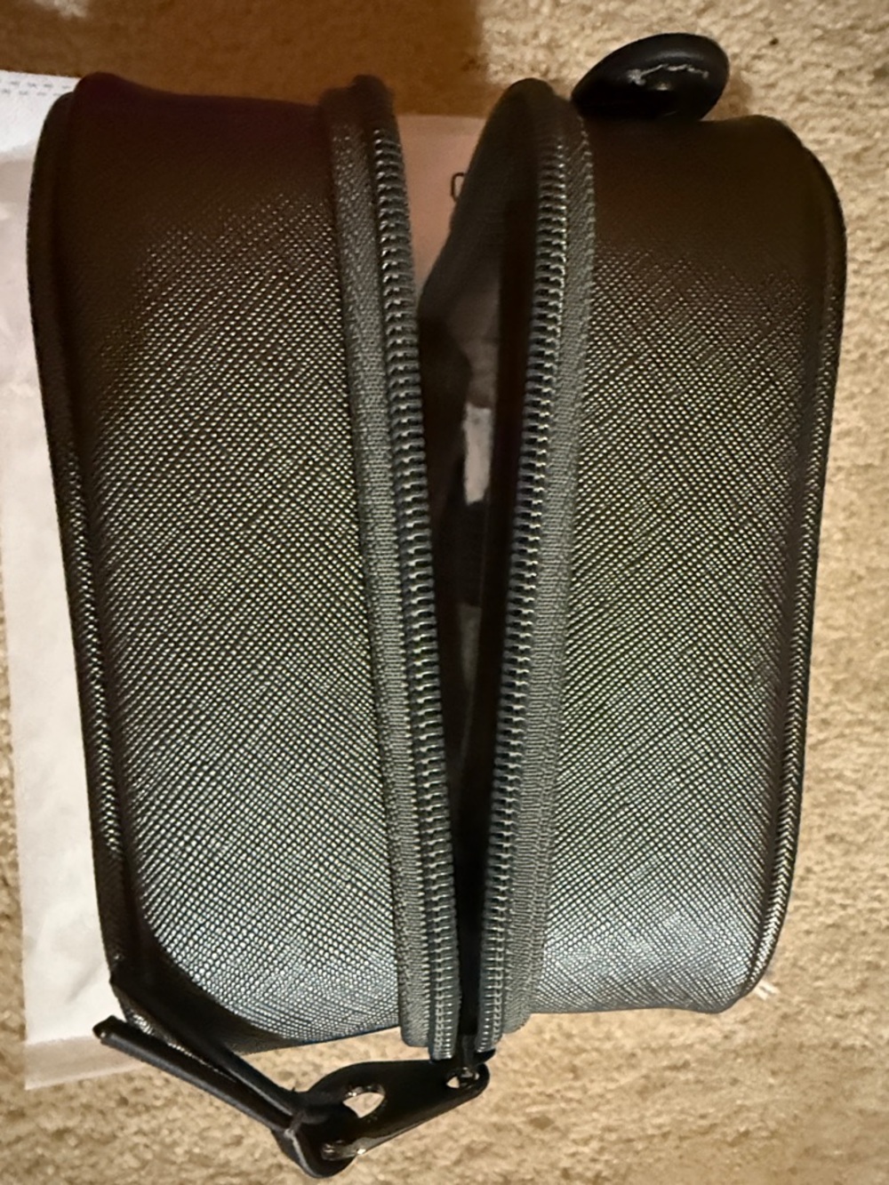 New CALPAK Small Clear Cosmetic Travel Case - Steel - Picture 11 of 13